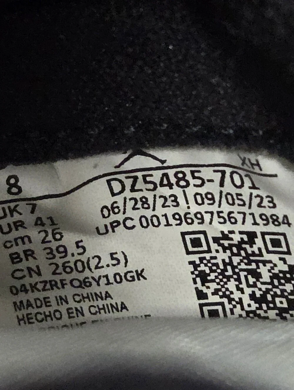 Jordan style dz5485